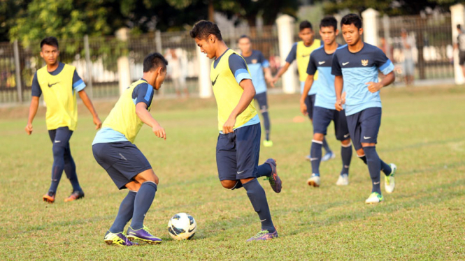 Latihan Timnas Indonesia U-19 Jelang Hadapi Korea