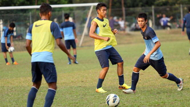 Latihan Timnas Indonesia U-19 Jelang Hadapi Korea