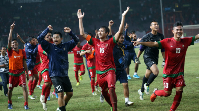 Euforia Kemenangan Timnas Indonesia U-19, 2013 silam.