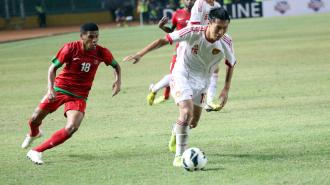 Timnas Indonesia Vs China di Kualifikasi Piala Asia