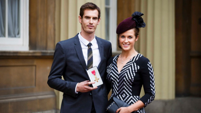 Andy Murray dan kekasihnya, Kim Sears