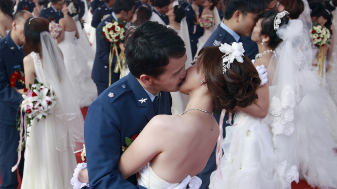 Pernikahan massal militer Taiwan