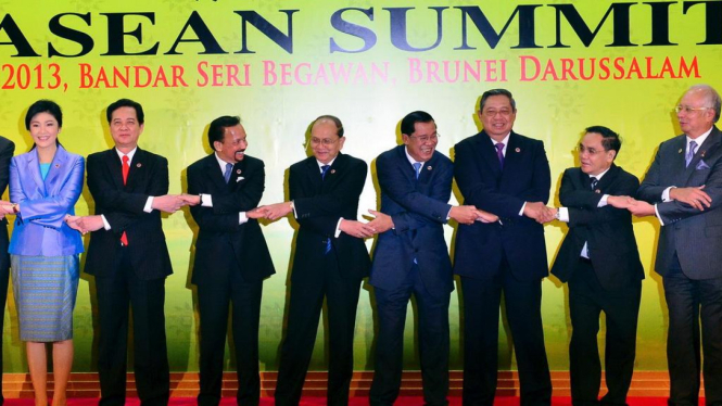 Suasana KTT ASEAN di Brunei Darussalam