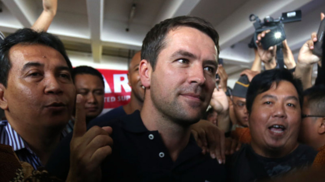 Michael Owen Tiba di Indonesia