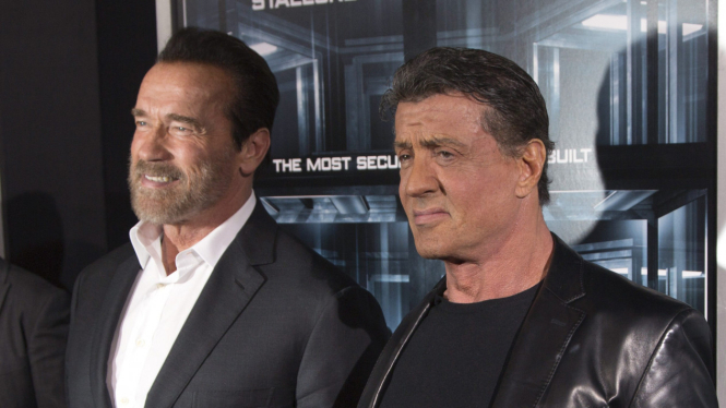 Arnold Schwarzenegger dan Sylvester Stallone