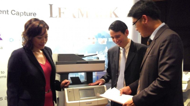 Suasana peluncuran Lexmark Lexmark Managed Print Service