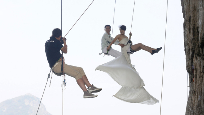 Foto pernikahan di China