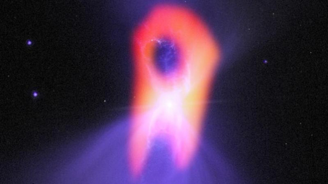 Objek luar angkasa mirip hantu yang tertangkap teleskop ALMA