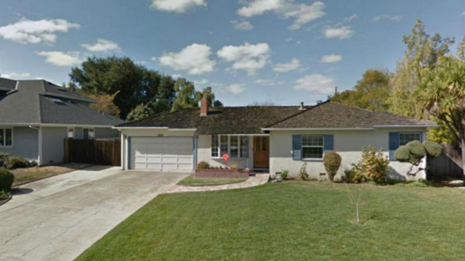 Rumah masa kecil Steve Jobs