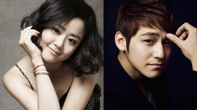 Moon Geun Young and Kim Bum