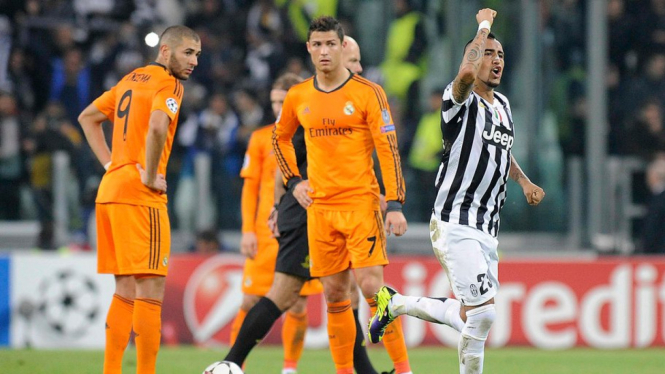 Juventus imbangi Real Madrid di Turin