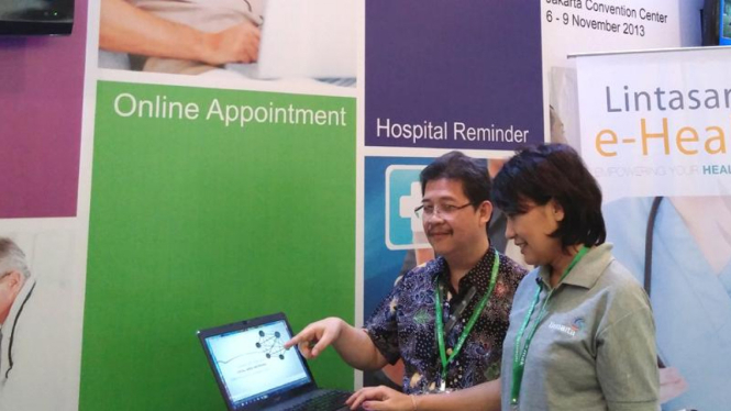 Suasana peluncuran e-Health oleh Lintasarta