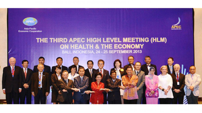 The Third APEC High Level Meeting on Health and the Economy, di Nusa Dua Bali
