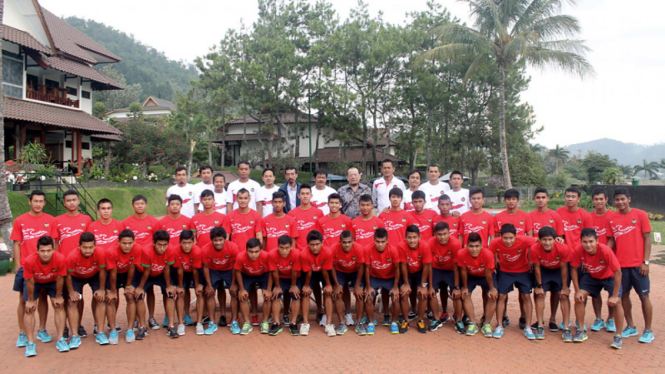 latihan timnas u-19 di Batu, Malang