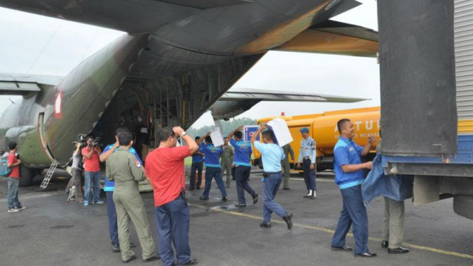 Tiga pesawat Hercules milik TNI ke Filipina