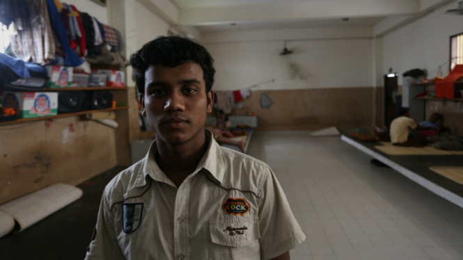 Salah seorang imigran Ilegal yang berada di Indonesia.