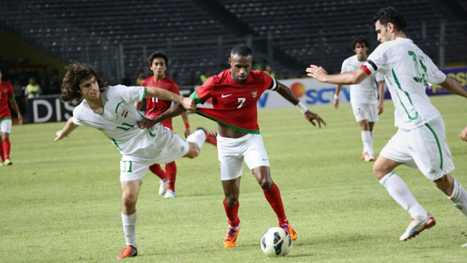 Timnas Indonesia vs Irak di Kualifikasi Piala Asia 2015