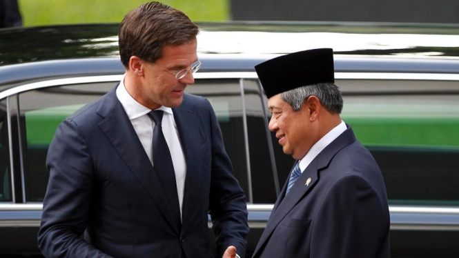 Presiden SBY dan PM Belanda Mark Rutte