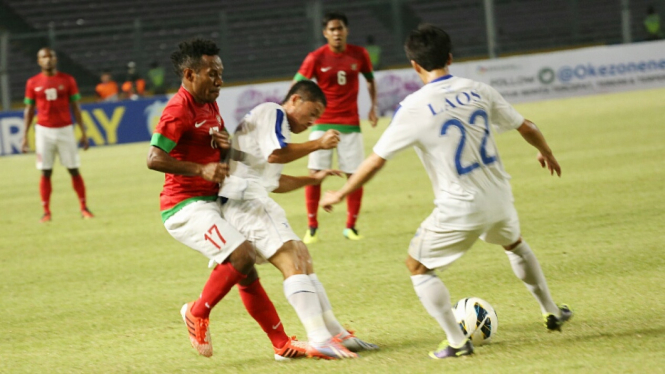 Timnas U-23 vs Laos di MNC Cup