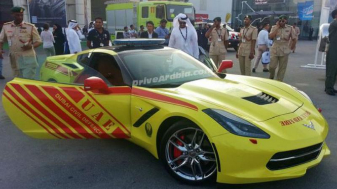 Chevrolet Corvette Stingray 2014 di Dubai