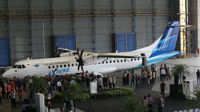 Armada Baru Maskapai Garuda ATR72-600