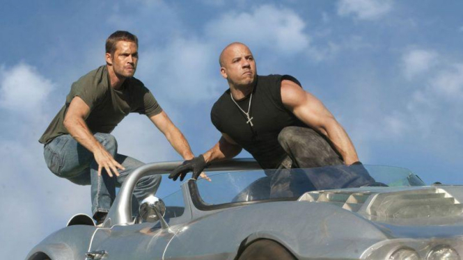 Paul Walker & Vin Diesel di Fast Furious 5