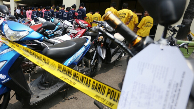 37 Pelaku Curanmor Diringkus Polres Jakarta Utara