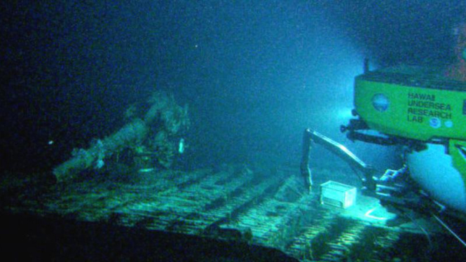 Bangkai kapal selam Jepang 'Sen Toku' yang ditemukan di Hawaii