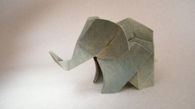 Origami gajah
