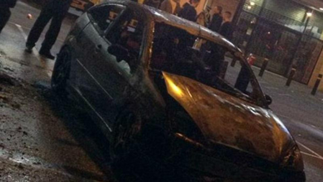 Ford Focus terbakar dalam acara 'tribut' Paul Walker