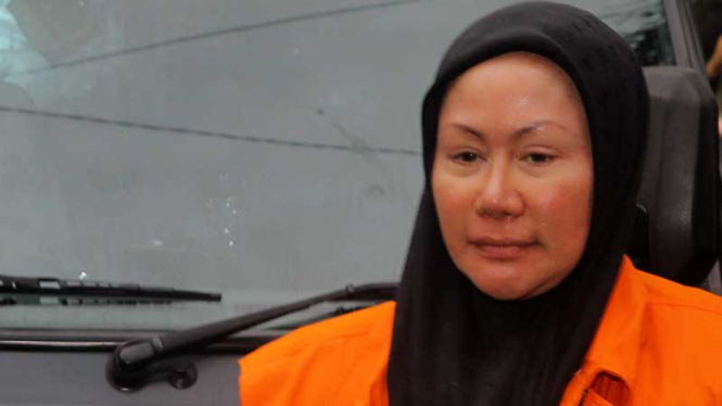 Ratu Atut Chosiyah Ditahan di Rutan Pondok Bambu
