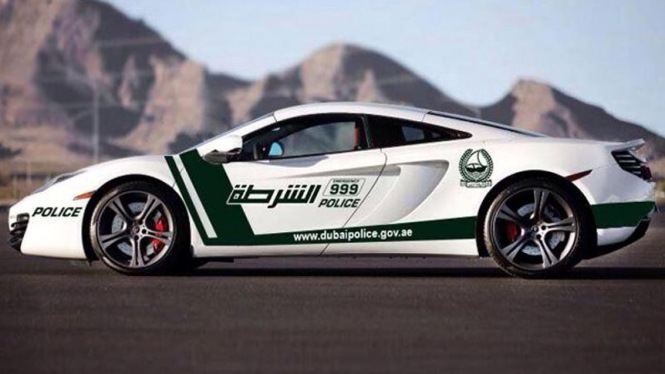 Lamborghini Huracan yang menjadi mobil polisi di Dubai