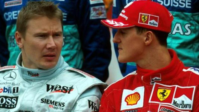 Mika Hakkinen dan Michael Schumacher.