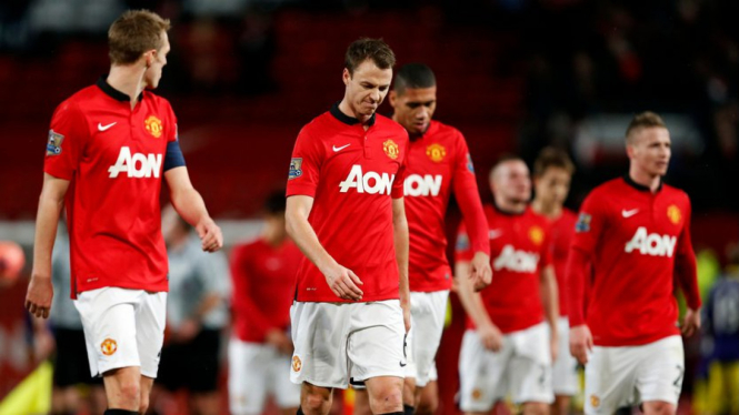 Manchester United usai dikalahkan Swansea City