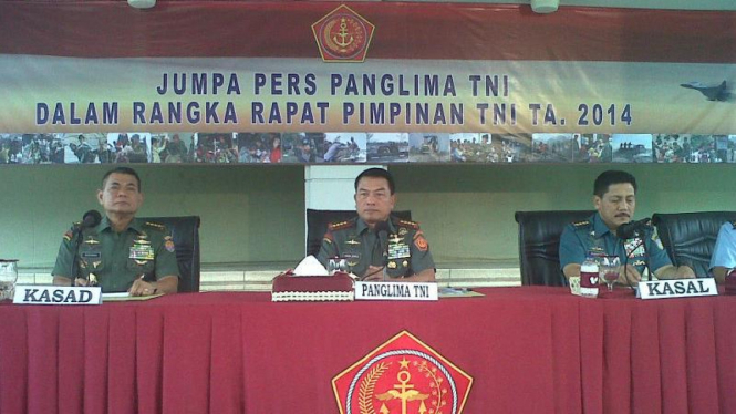 Rapat Pimpinan TNI di Mabes TNI