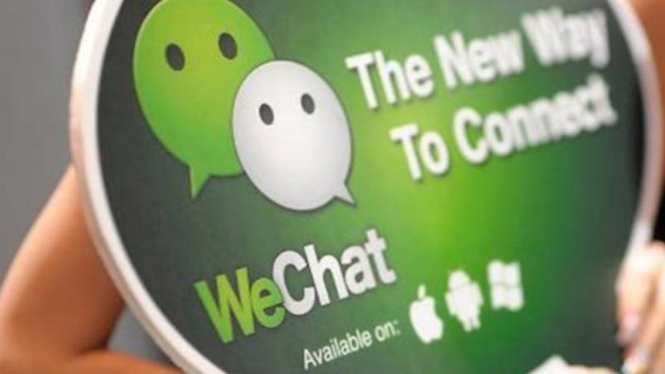 Aplikasi chatting WeChat