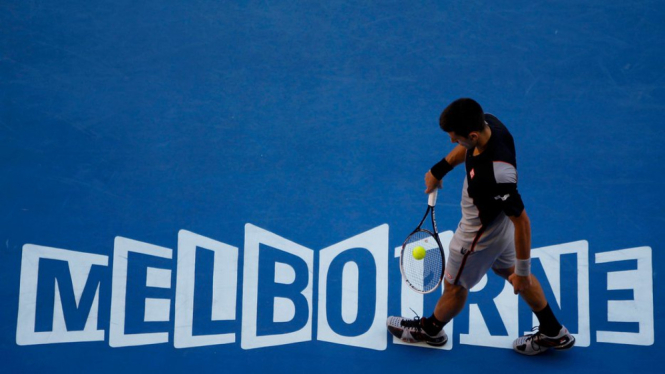 Novak Djokovic di Australian Open 2014