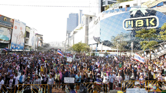 Aksi unjuk rasa Thailand