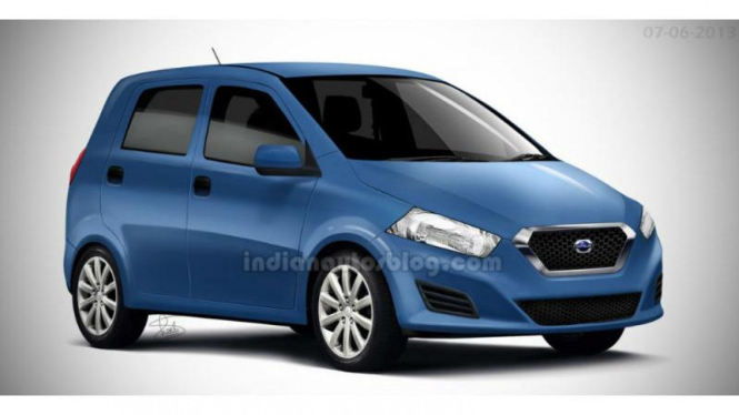 Rendering mobil konsep Datsun I2