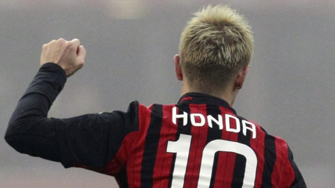 Pemain AC Milan, Keisuke Honda.