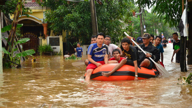 Ilustrasi/Banjir Bekasi