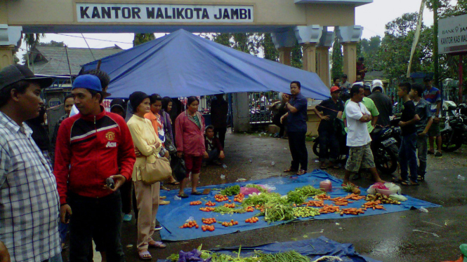 Kantor Walikota Jambi jadi pasar