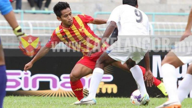 Andik Vermansyah saat jalani debut dengan Selangor FA