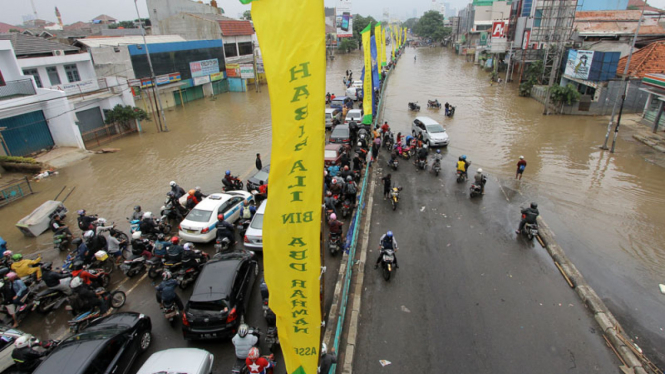 Kampung Melayu - Tebet Kembali Terendam Banjir