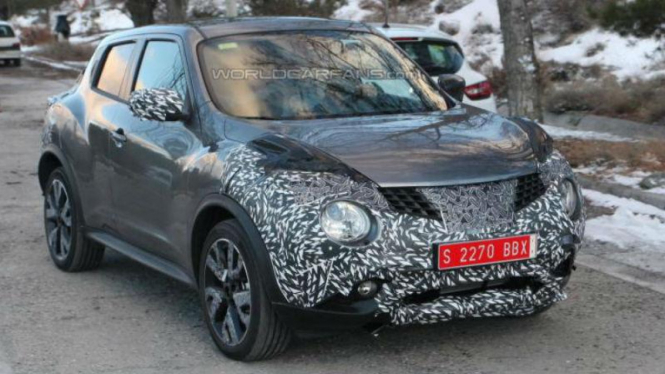 Juke facelift sedang diuji coba