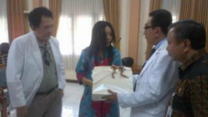 Siti Nur Jazilah alias Lisa, korban penyiraman air keras.
