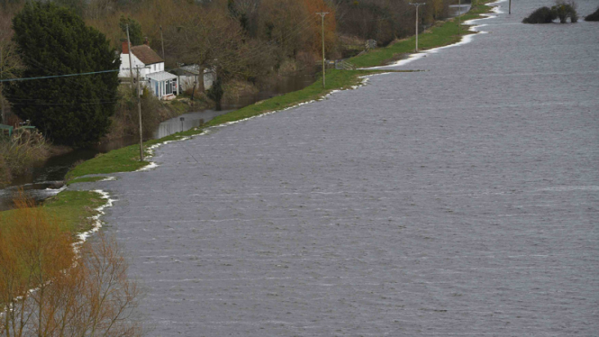Banjir di Somerset Inggris