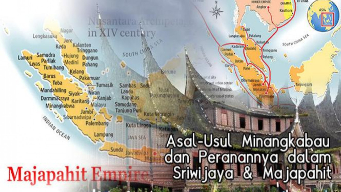 Asal-usul Minangkabau, Peranannya Zaman Sriwijaya Dan Majapahit