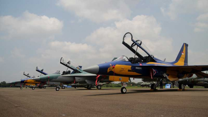 Pesawat Tempur T-50i Golden Eagle di Halim Perdanakusuma