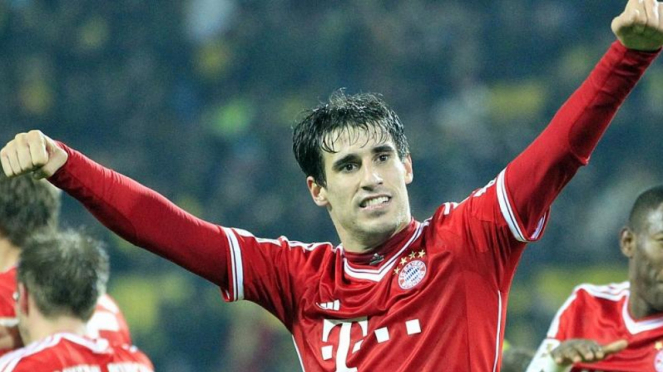 Gelandang Bayern Munich, Javi Martinez.